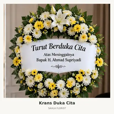 Krans Bunga Duka Balikpapan Selatan